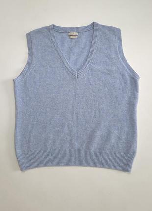 Жилетка з вовни house of bruar pure lambswool knitted vest sleeveless sweater