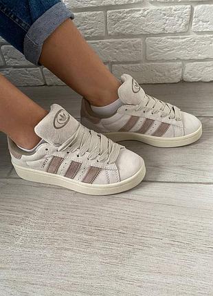 Adidas campus 00s white brown