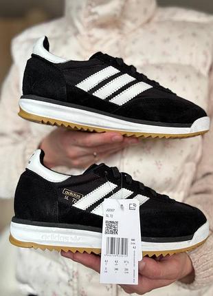 Женские кроссовки adidas originals sl 72 черные