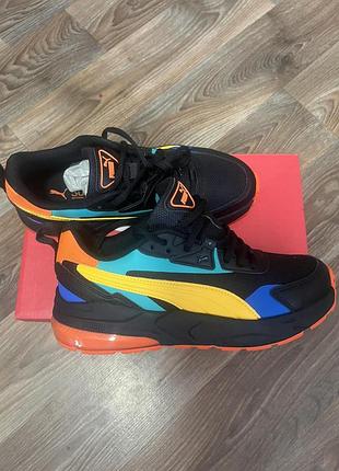 Кроссовки puma kids boys vis2k lace up, размер 38