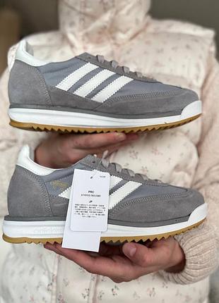 Женские кроссовки adidas originals sl 72 серые