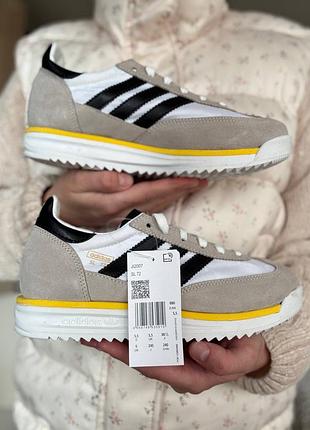 Женские кроссовки adidas originals sl 72 grey white
