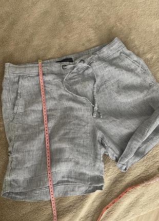 Лляні шорти m&s. 4