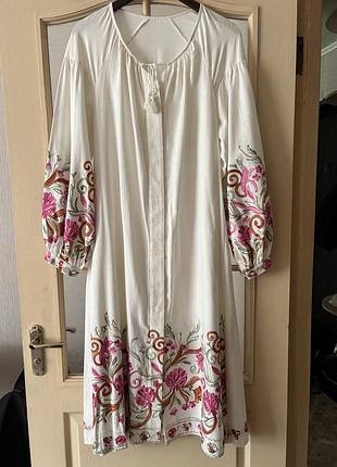 Family look вишиванки сукні вишиті льон
