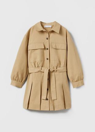 Сукня-сорочка з коміром zara