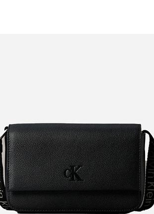 Сумка крос-боді через плече жіноча зі штучної шкіри маленька calvin klein all day phone