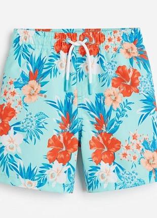 Пляжные шорты для мальчика primark быстросохнущие с сеткой для плавания