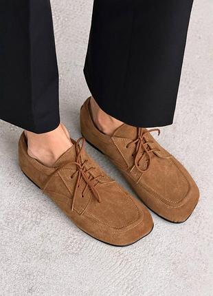 Анатомические мокасины barefoot tm️ nikart
цвет: рыжий | орех, натуральная замша