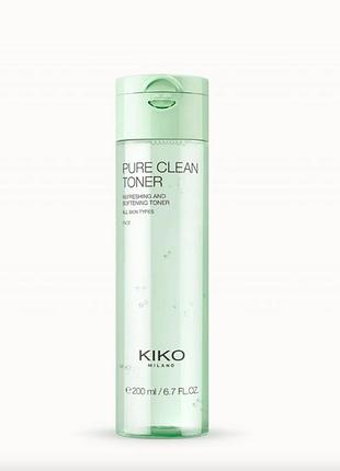 Тонік для обличчя pure clean toner 200ml kiko milano