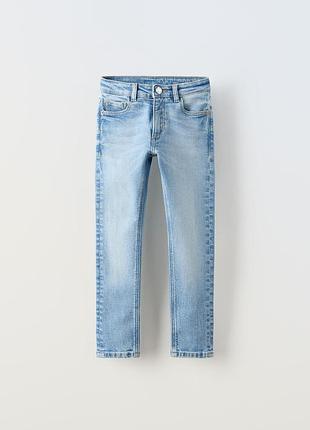 Джинсы детские для девочки zara skinny 4806/602 128 см голубой