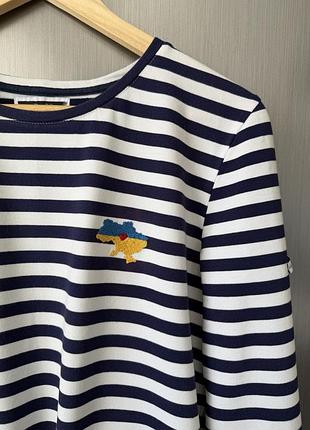Бретонка класична white and stripe
