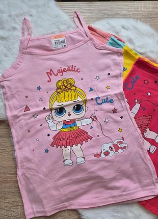 Хлопковые майки для девушек с широкой брителью.