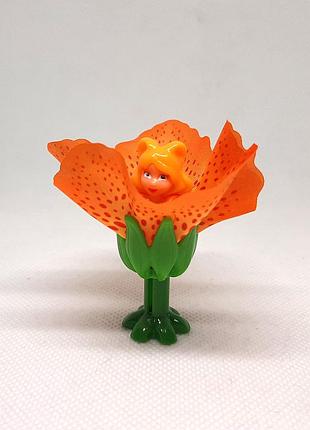 Іграшка kinder surprise flowee mini 2013 ft103 дівчинка в помаранчевій сукні girl in an orange dress 2