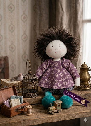 Moulin roty les coquettes louison, м'яка лялька, лялечка, кукла, франція