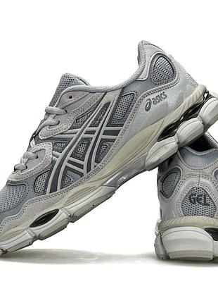 Чоловічі кросівки  asics gel-nyc light grey beige 5