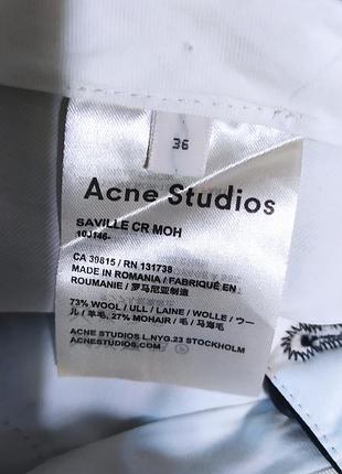 Брюки шерсть мохер acne studios 8