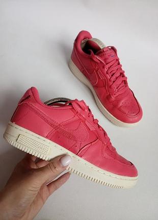 Кожаные кроссовки nike air force