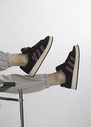 Adidas campus black\pink 10