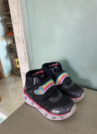 Чобітки черевики skechers