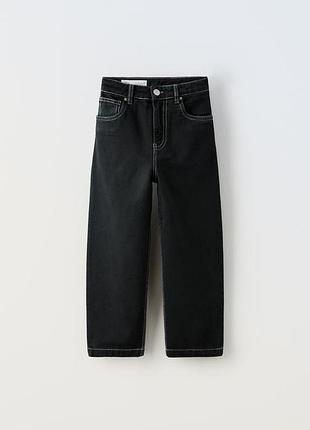 Подростковые джинсы relaxed fit zara 6917/668 128 см черный