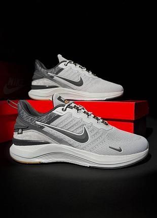 Мужские кроссовки nike air zoom winflo light grey 5
