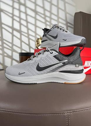 Мужские кроссовки nike air zoom winflo light grey 8