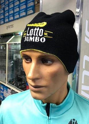 Спортивна шапка велокоманди team lottonl-jumbo (нідерланди), оригінал
