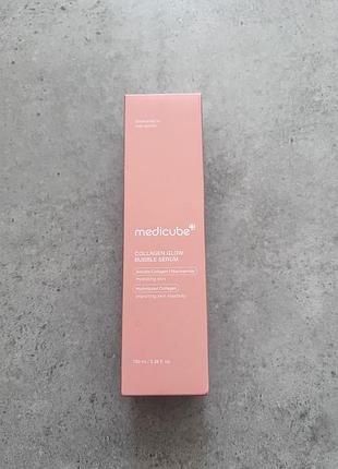 Medicube collagen glow bubble serum, 100 мл - увлажняющая сыворотка с коллагеном для сияния кожи