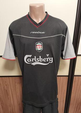 Мужская винтажная футбольная футболка liverpool reebok