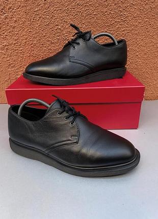 Оригінальні легкі комфортні чоловічі шкіряні туфлі оксфорди dr.martens 44-45 розмір 29 см в ідеальному стані