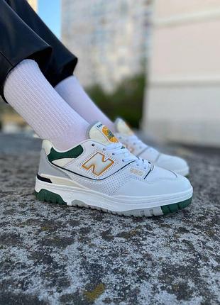New balance 550 white nightwatch green bb550pwc