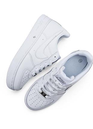 Кросівки nike air force 1 білі (жіночі/чоловічі)