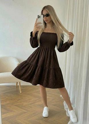 Молодежное платье на резинке 🍂