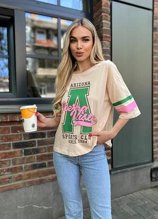 Футболка оверсайз s,m,l, xl 42-44p 44-46p 46-48p