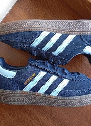 Кроссовки adidas spezial ji2899 оригинал натуральная замша р.26 синие стани идеальны