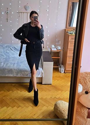 Спідниця  / спідничка / спідниці жіноча  / чорна спідниця