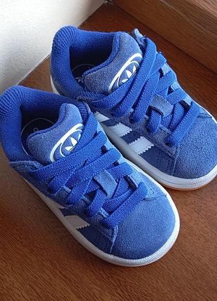 Кросівки adidas campus jr5787 оригінал натуральна замша нові р.20,21.22 сині