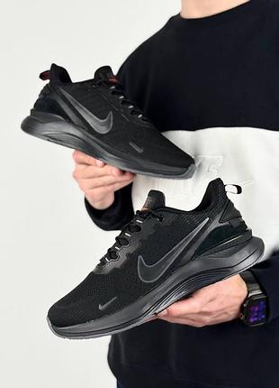 Мужские кроссовки nike air zoom winflo all black