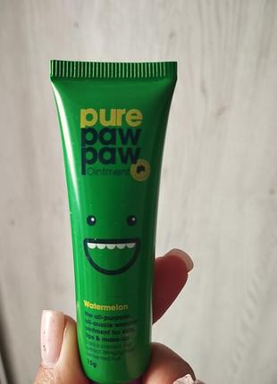 Відновлювальний бальзам для губ pure paw paw watermelon, 15 г
