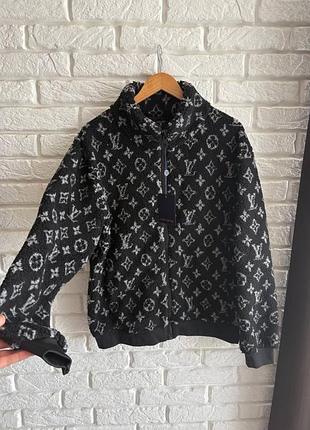 Флісова монограмна куртка louis vuitton