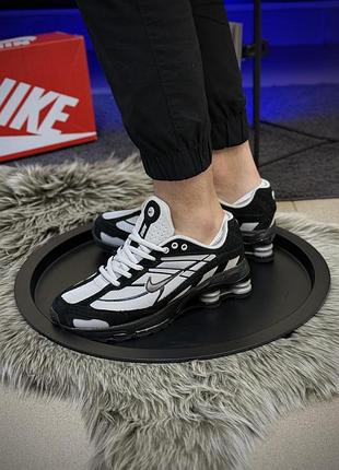 Кроссовки nike shox ride 2 sp, черно белые