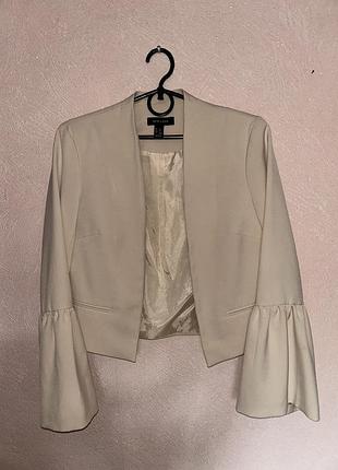 Піджак жіночий new look молочного кольору, xs