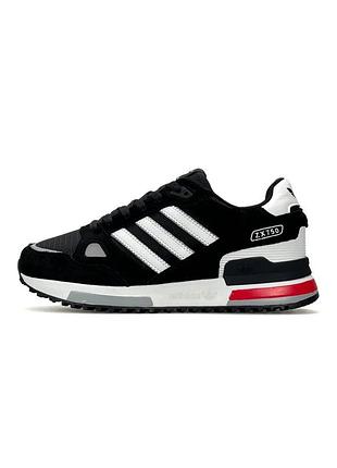Чоловічі кросівки adidas zx 750 black red white