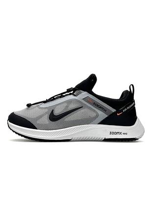Чоловічі кросівки nike air running light grey black
