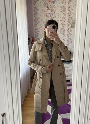 Тренч жіночий молочний