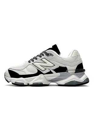 Жіночі кросівки new balance 9060 white grey black