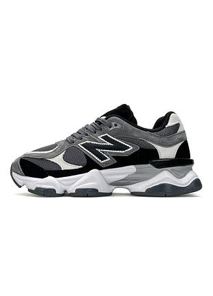 Жіночі кросівки new balance 9060 grey black white