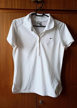 Спортивная футболка поло nike fit dry