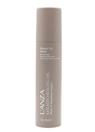 Спрей для об'ємного укладання з кератиновим еліксиром lʼanza keratin healing oil bounce up spray