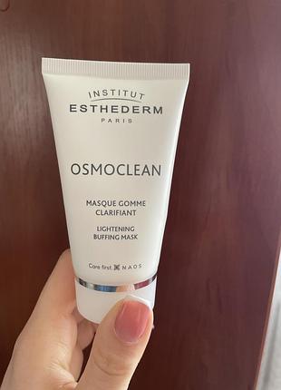 Маска   institut esthederm osmoclean lightening buffing mask